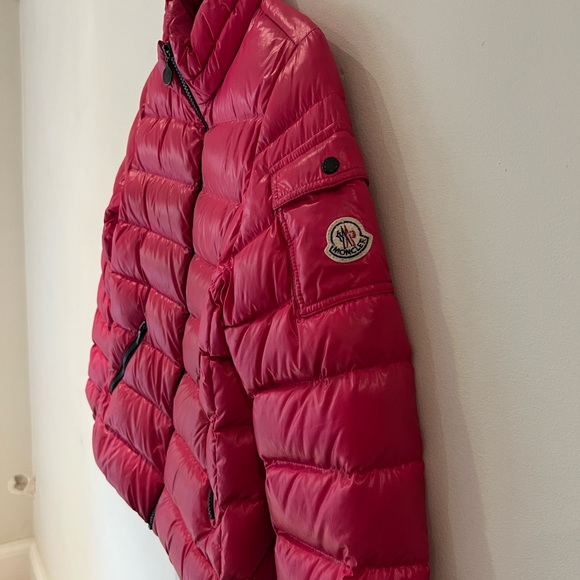 Red Moncler Puffer jacket - Picture 5 of 9
